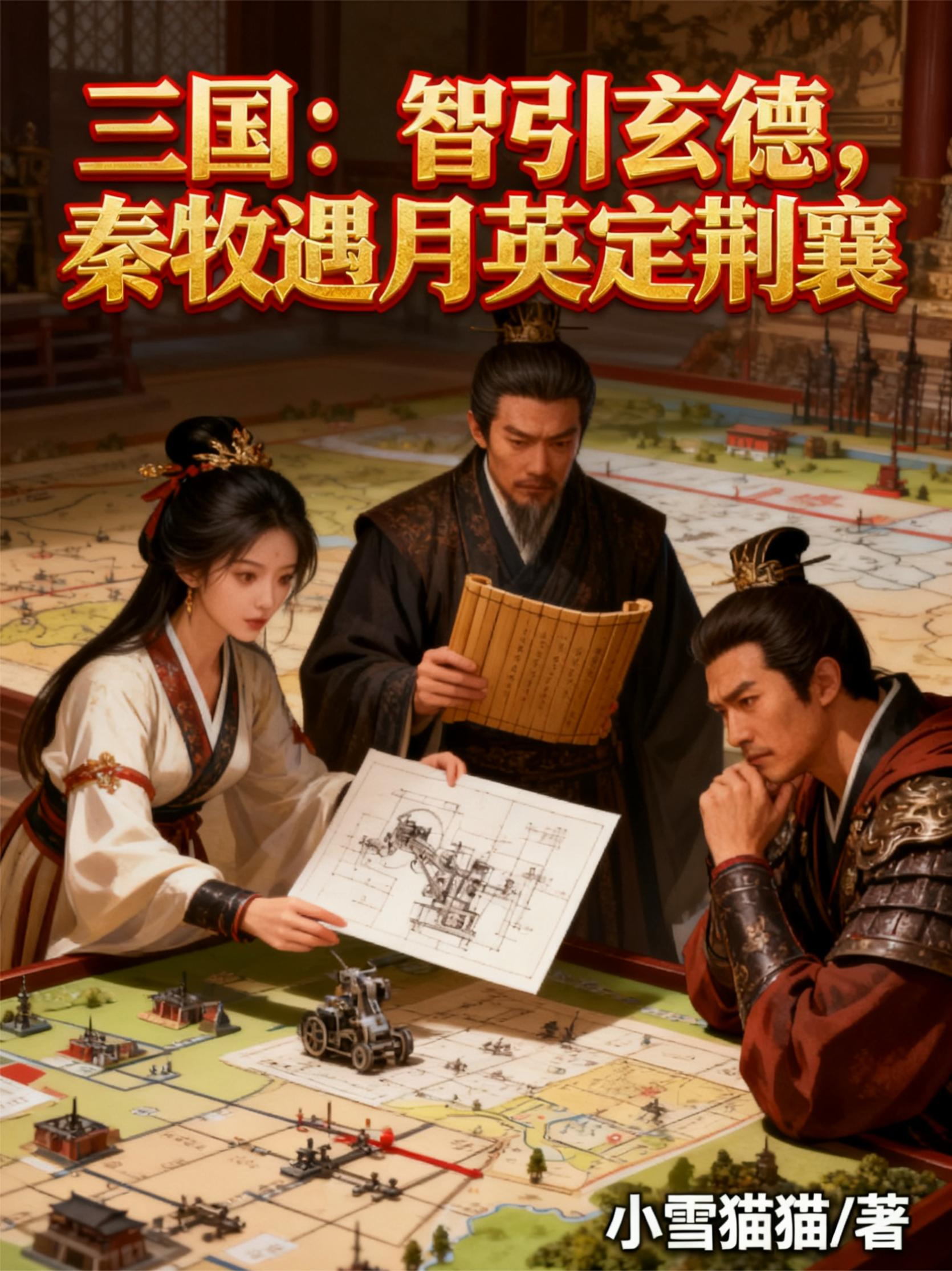 三国智引玄德秦牧遇月英定荆襄